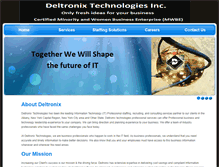 Tablet Screenshot of deltronixtech.com